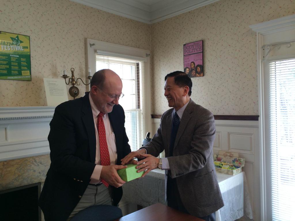 0514 US 4 EXchange gift with Neil Abraham