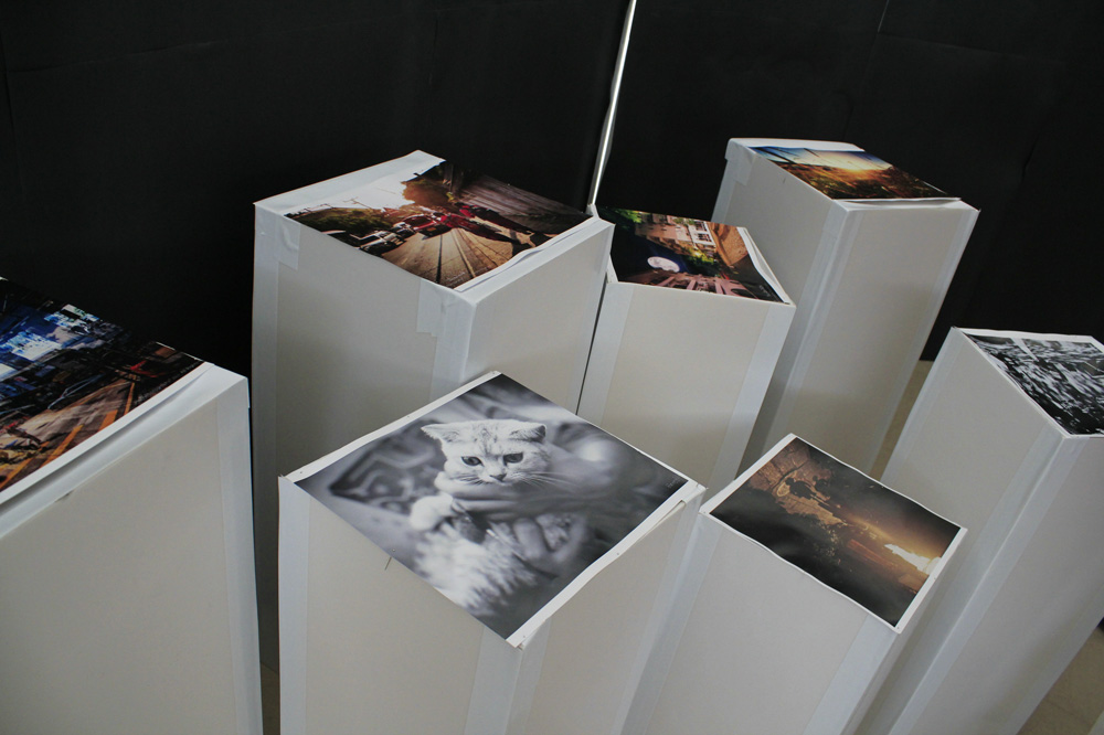 自制的实物展台