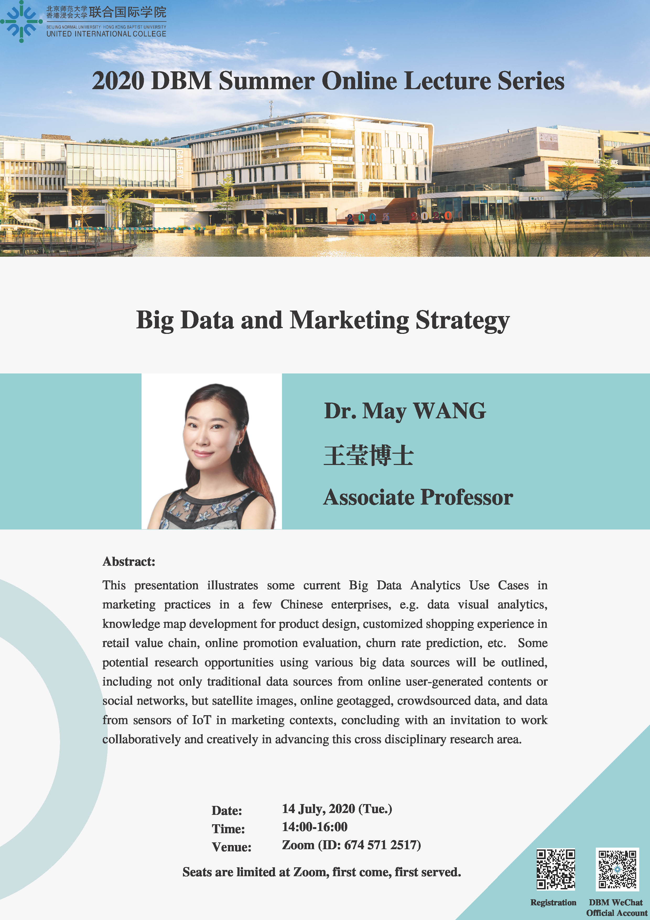 14 Juy Dr. May Wang 小