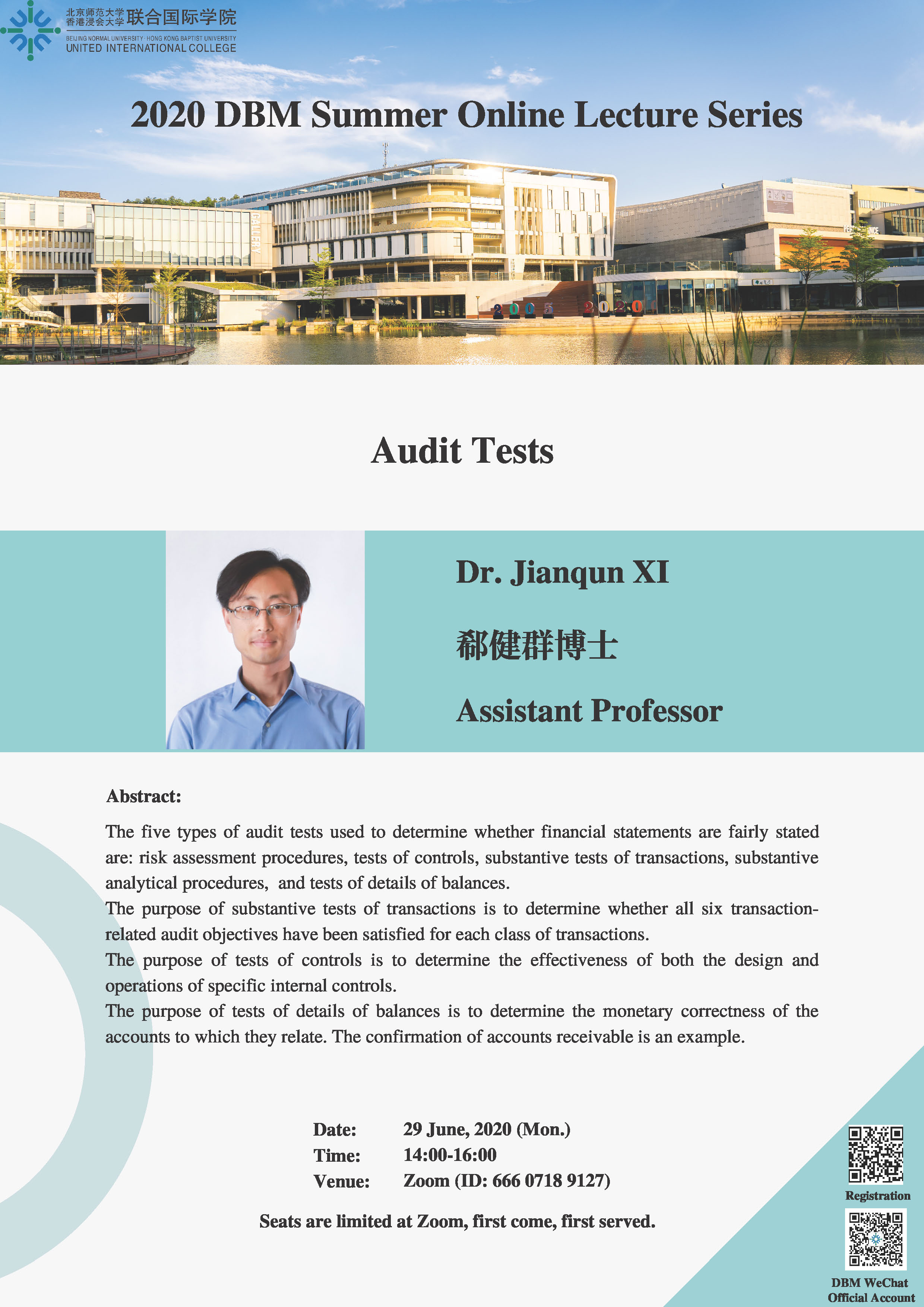 29 June Dr.Jianqun Xi 小