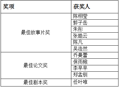 CTV Year 4 FYP award list