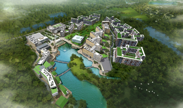 校园东北角鸟瞰